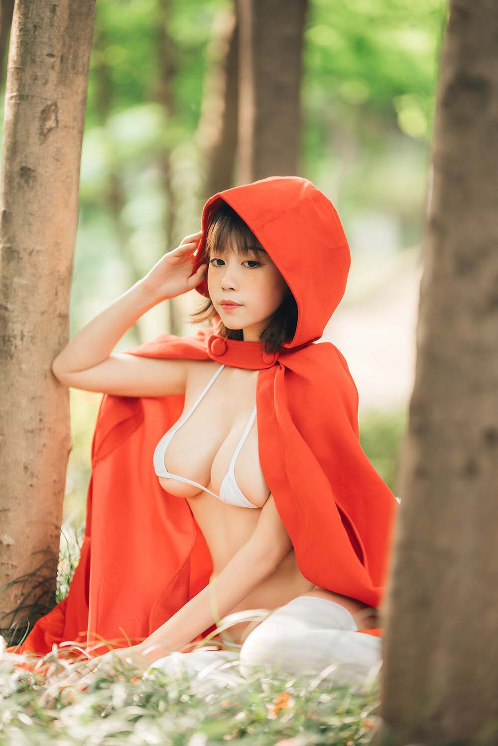 奈汐酱nice – 大红帽