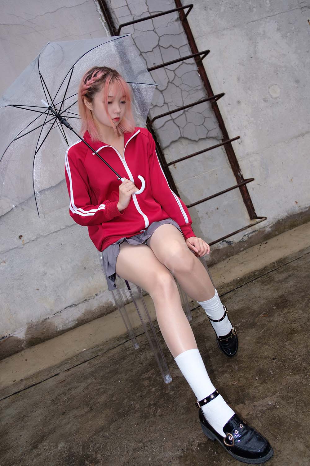 [见新摄影]NO.005 红色体操服