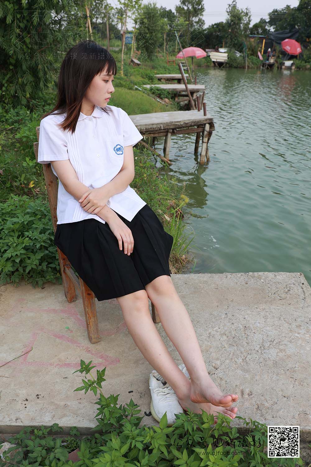 [见新摄影]NO.011 校园少女风 椰子鞋 潇潇 预览图 - 2