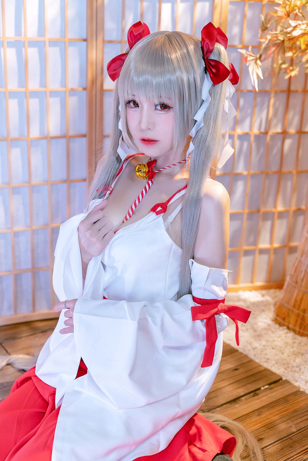 miko酱ww – 可畏巫女 预览图 - 2