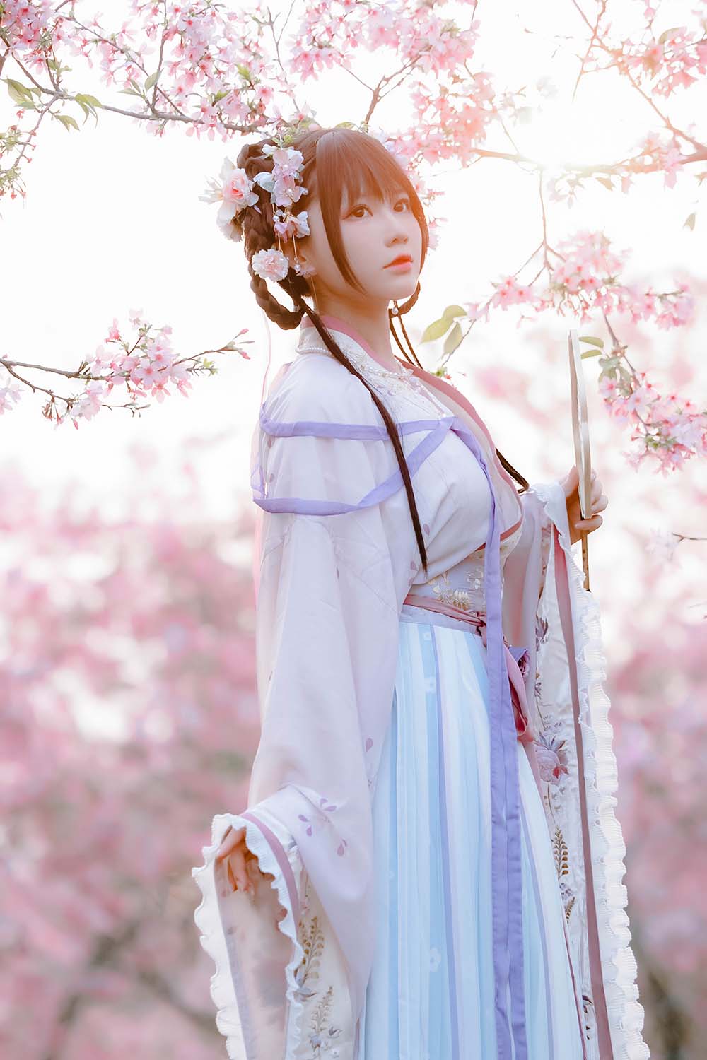 Nyako喵子 – 樱花汉服 花神祈愿