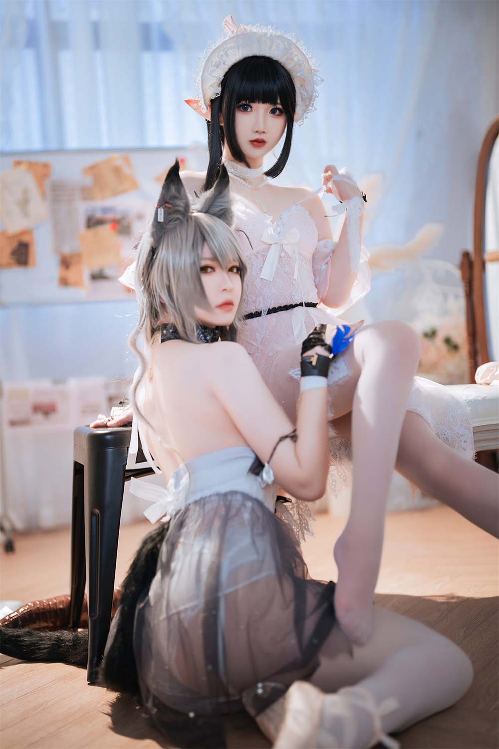 面饼仙儿 & 半半子 – Arknights 黑x森蚺バレエ