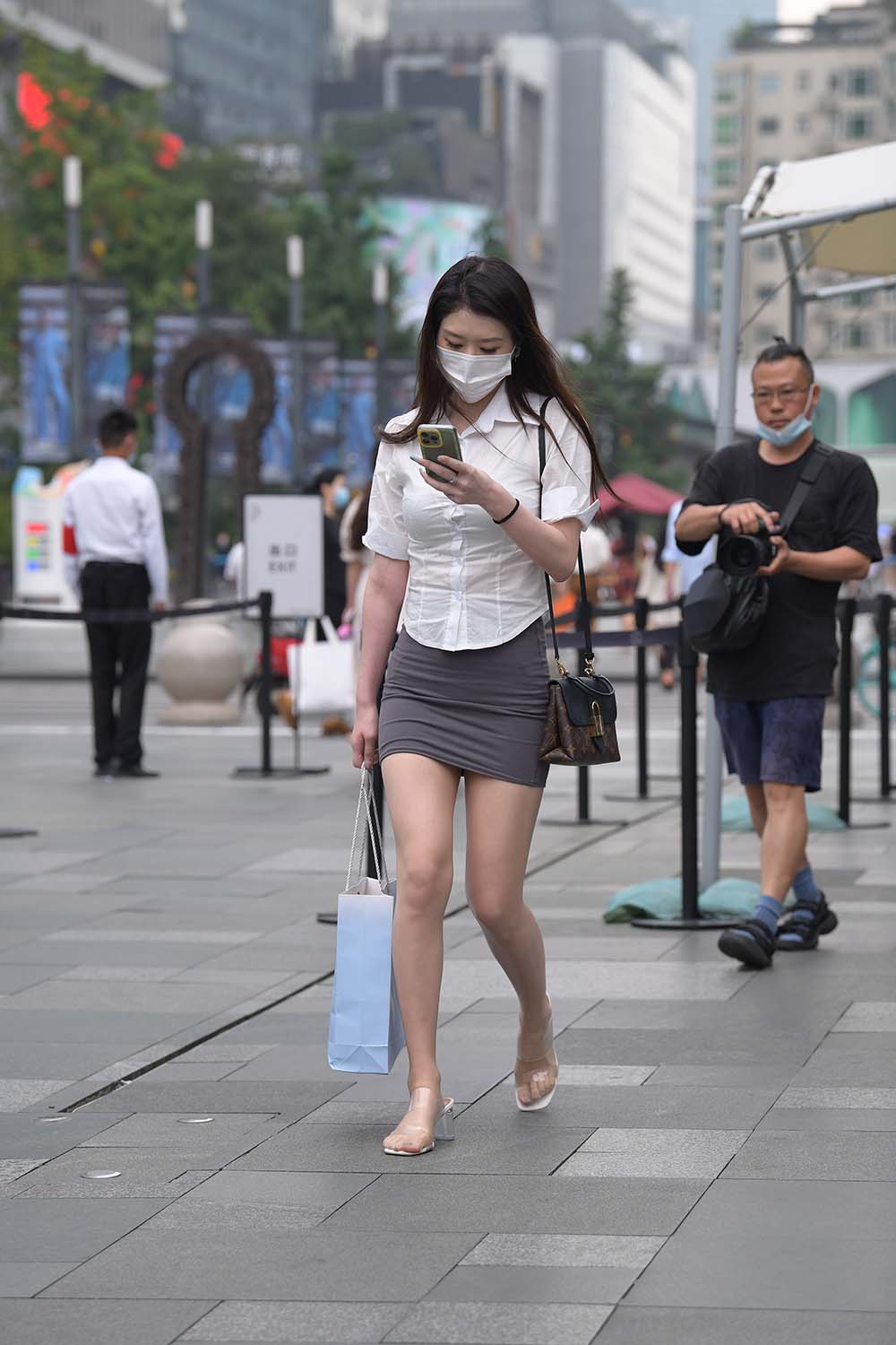 精选街拍作品 NO.1242 气质收腰温迪美女