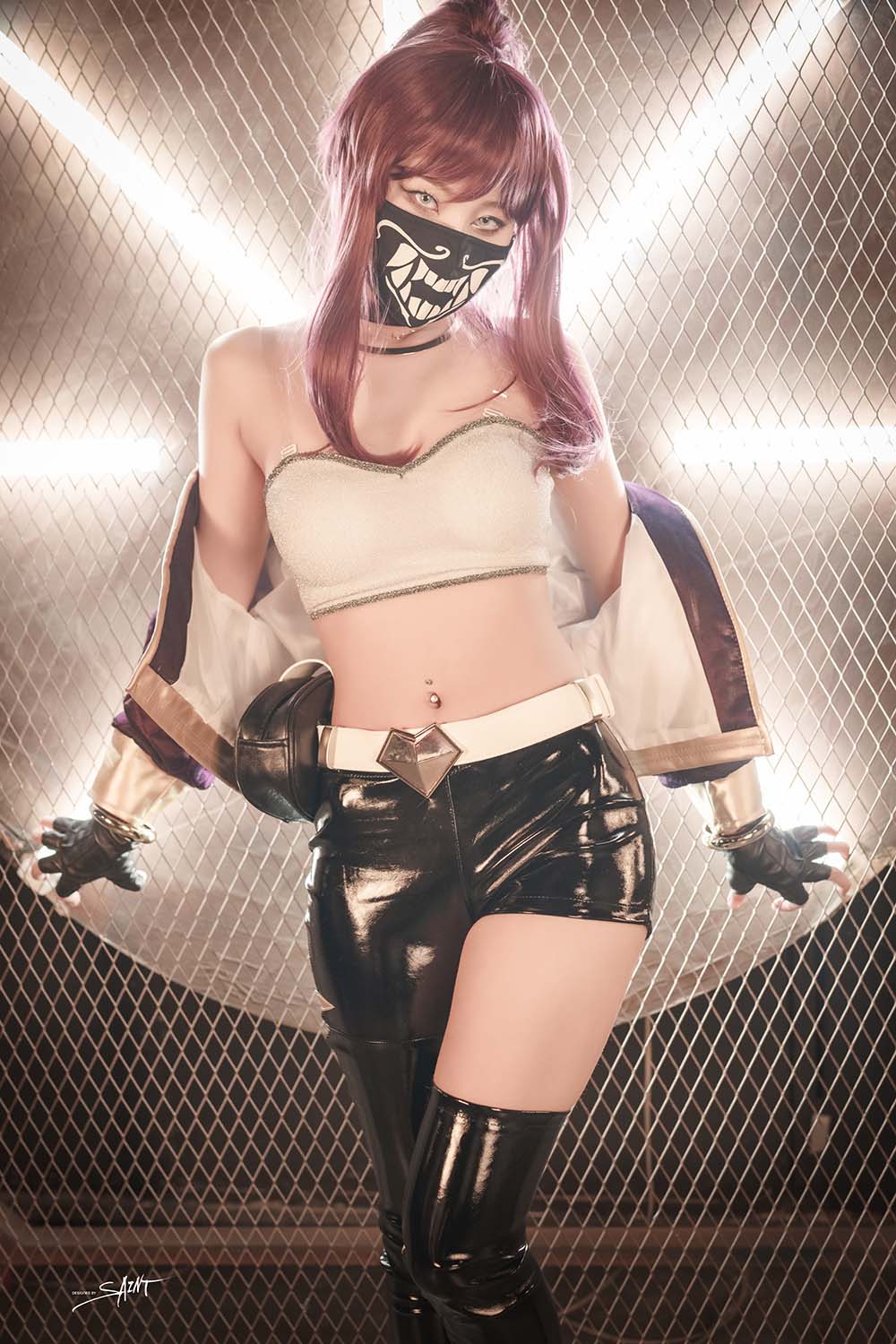 [SaintPhotoLife]Yuna – NO.13 – Cosplay VOL.04 KDA Akali & Nier Automata 2B