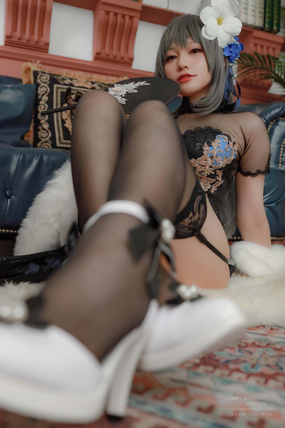 Nyako喵子 – 路易九世旗袍 预览图 - 2