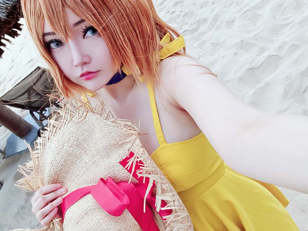 Potato Godzilla – Asuka Yellow Dress 预览图 - 2