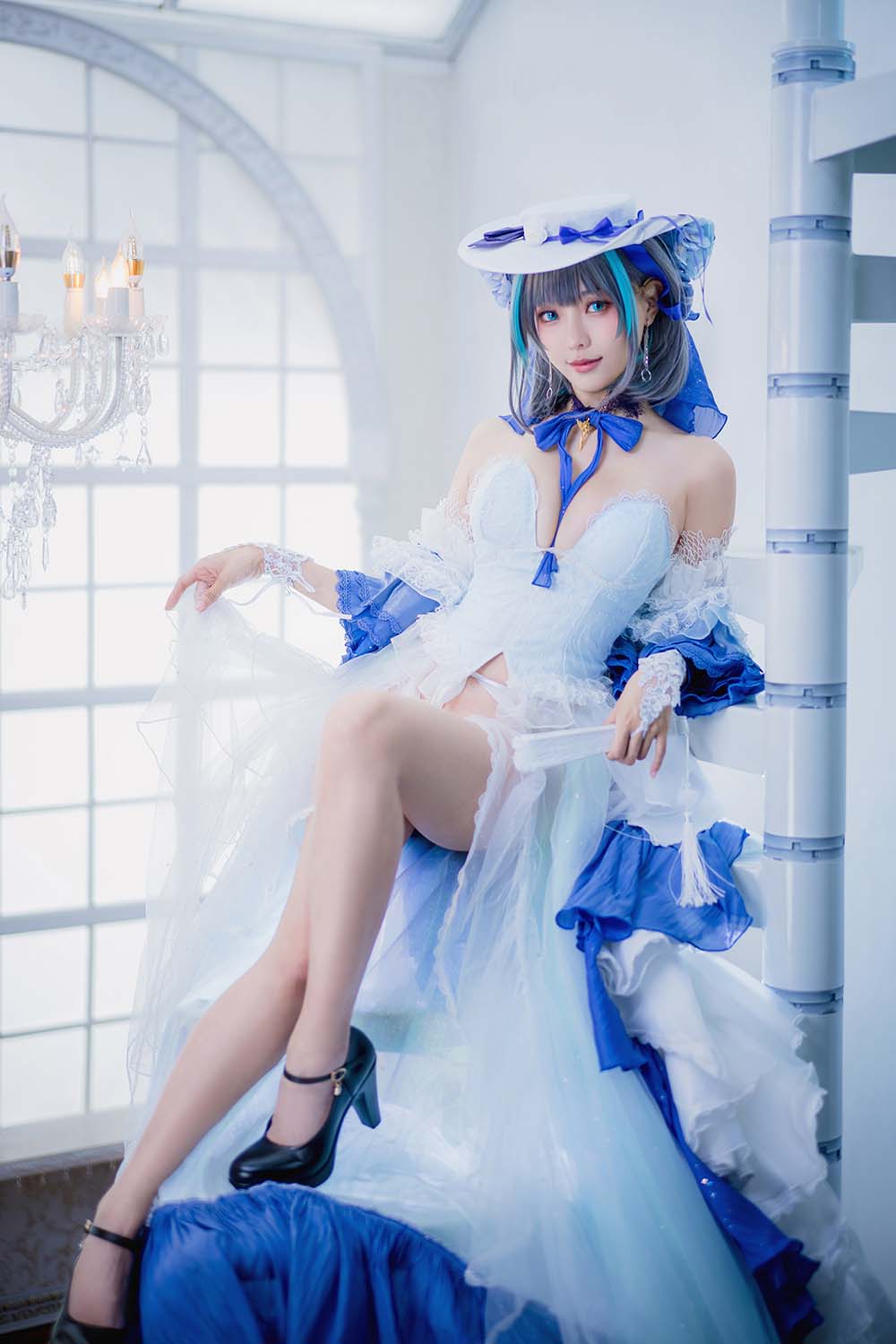 Ely_eee(ElyEE子) – Cheshire Dress 柴郡禮服 预览图 - 2