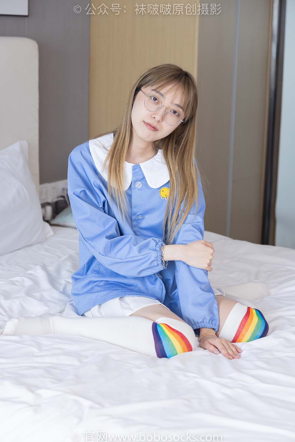 [BoBoSocks袜啵啵]NO.229 稚予-板鞋、皮鞋、两双大腿袜 预览图 - 2