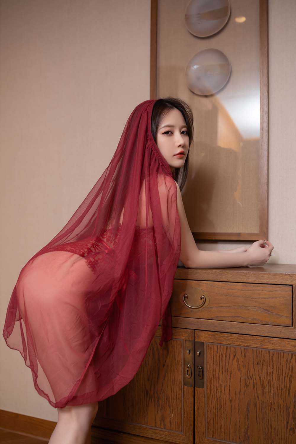 秀人名模鱼子酱Fish内部私购未上架《棠梨》写真 预览图 - 2