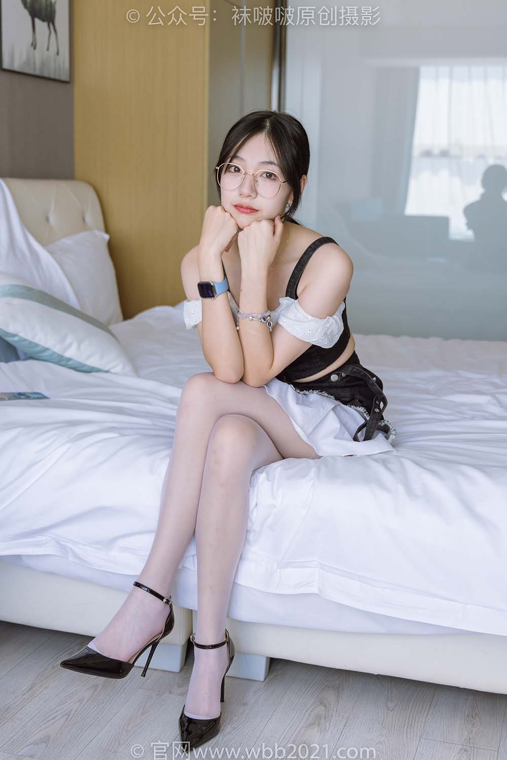 [BoBoSocks袜啵啵]NO.235 小甜豆-两双高跟鞋、白丝