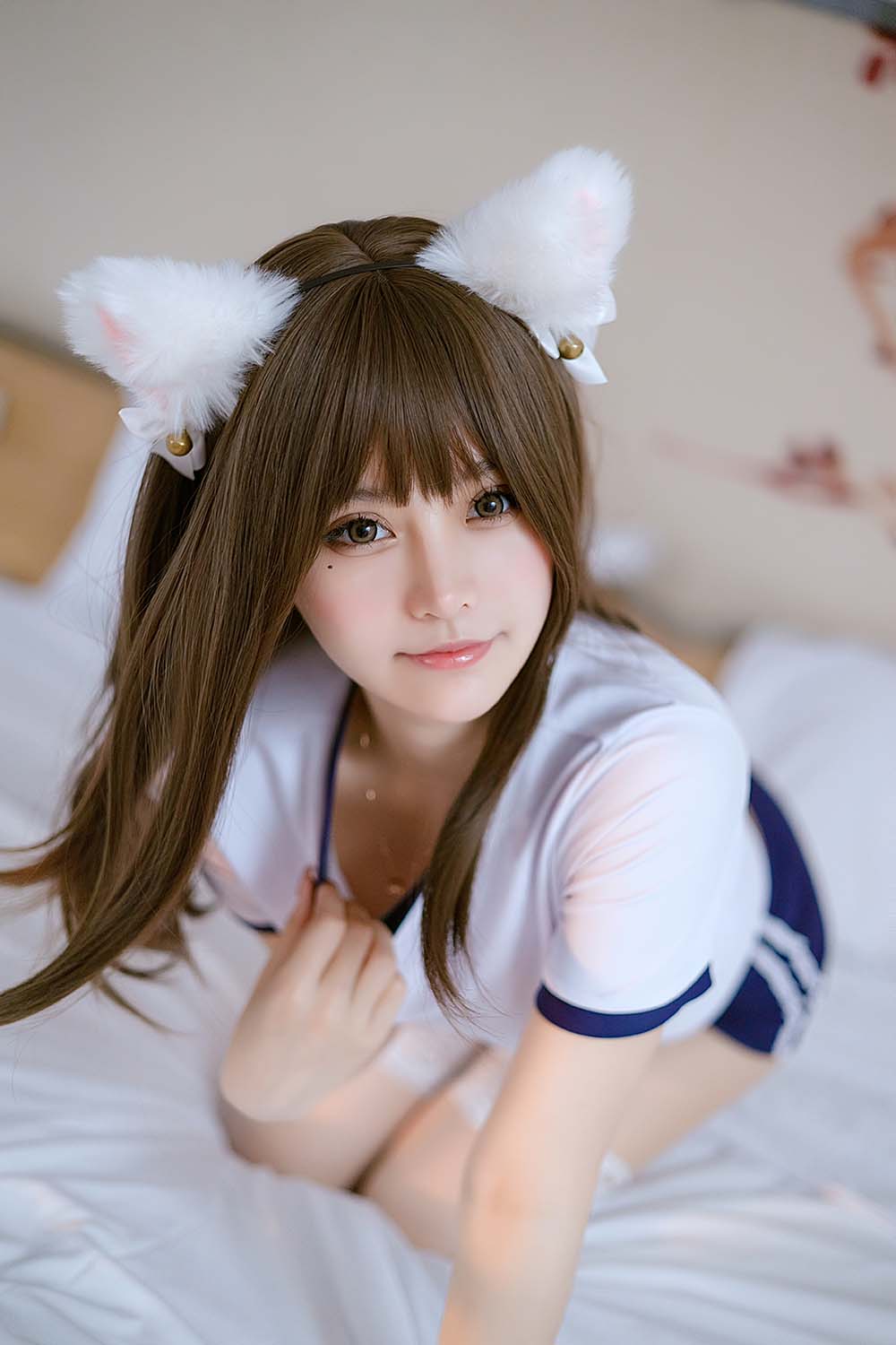 芊芊酱w – 猫耳体操服私房