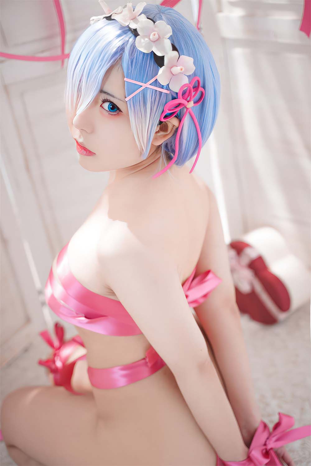 虎森森 – 蕾姆丝带 预览图 - 2