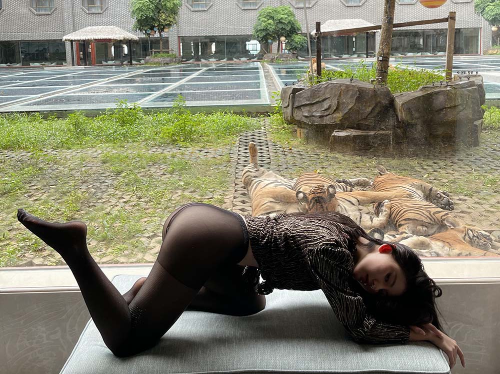美女模特就是阿朱啊 – 与虎同行