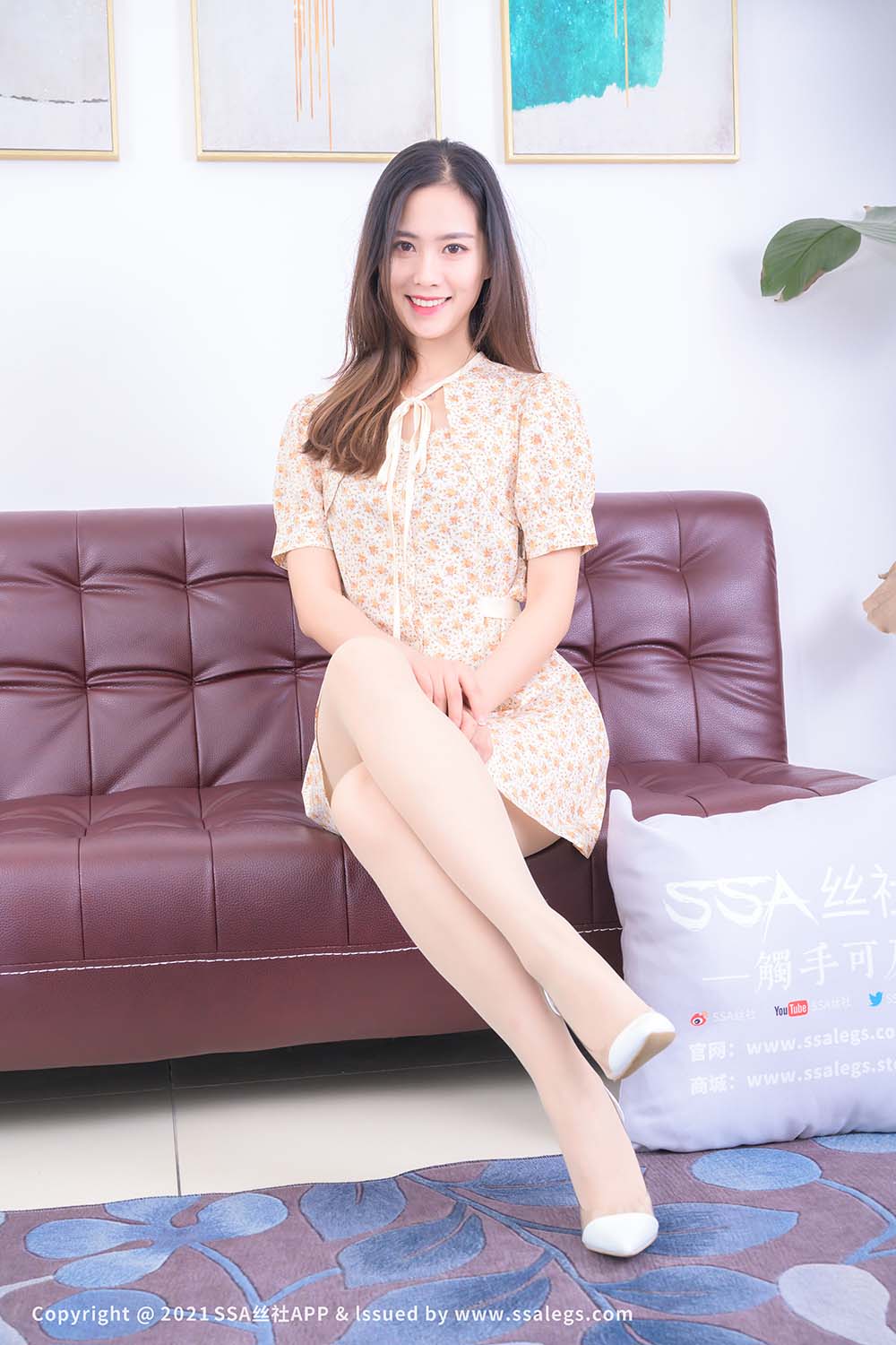 [SSA丝社]超清写真 NO.782 模特小鹿的肉色丝袜美腿（上）
