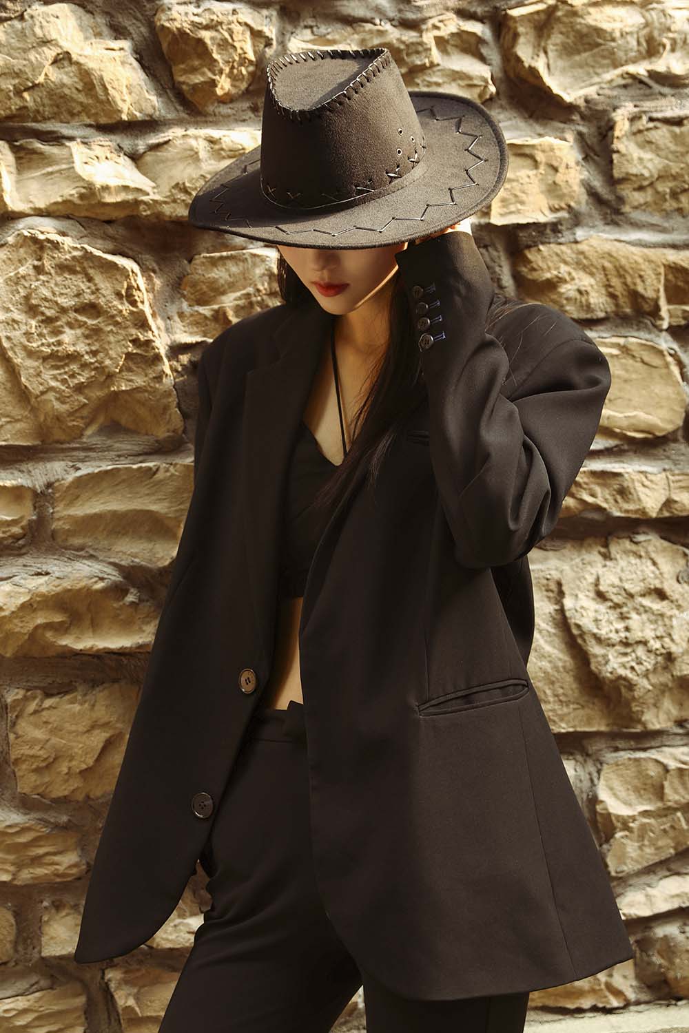 [YITUYU艺图语]2023.04.21 BLACK HAT 婉宁 预览图 - 2