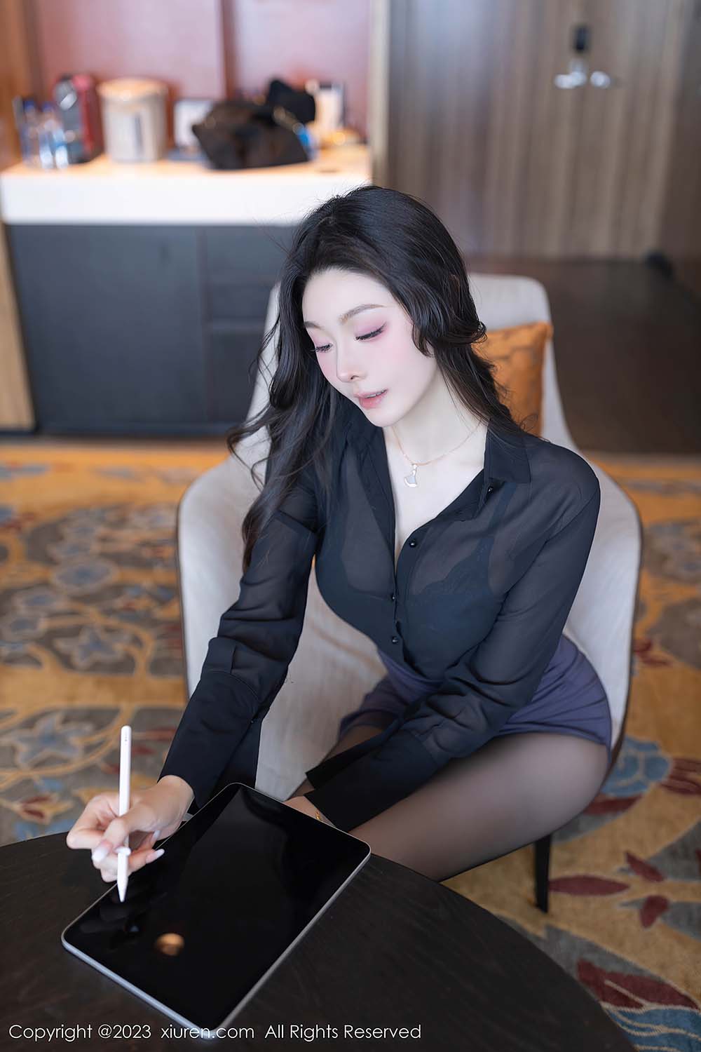 [Xiuren秀人网]2023.10.20 NO.7542 小逗逗 预览图 - 4