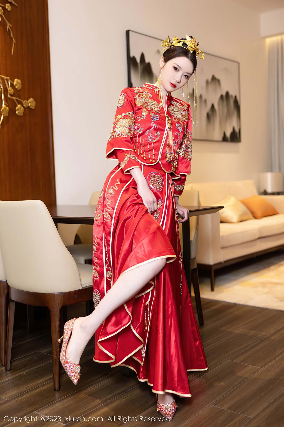 [Xiuren秀人网]2023.12.05 NO.7766 梦心玥 预览图 - 3