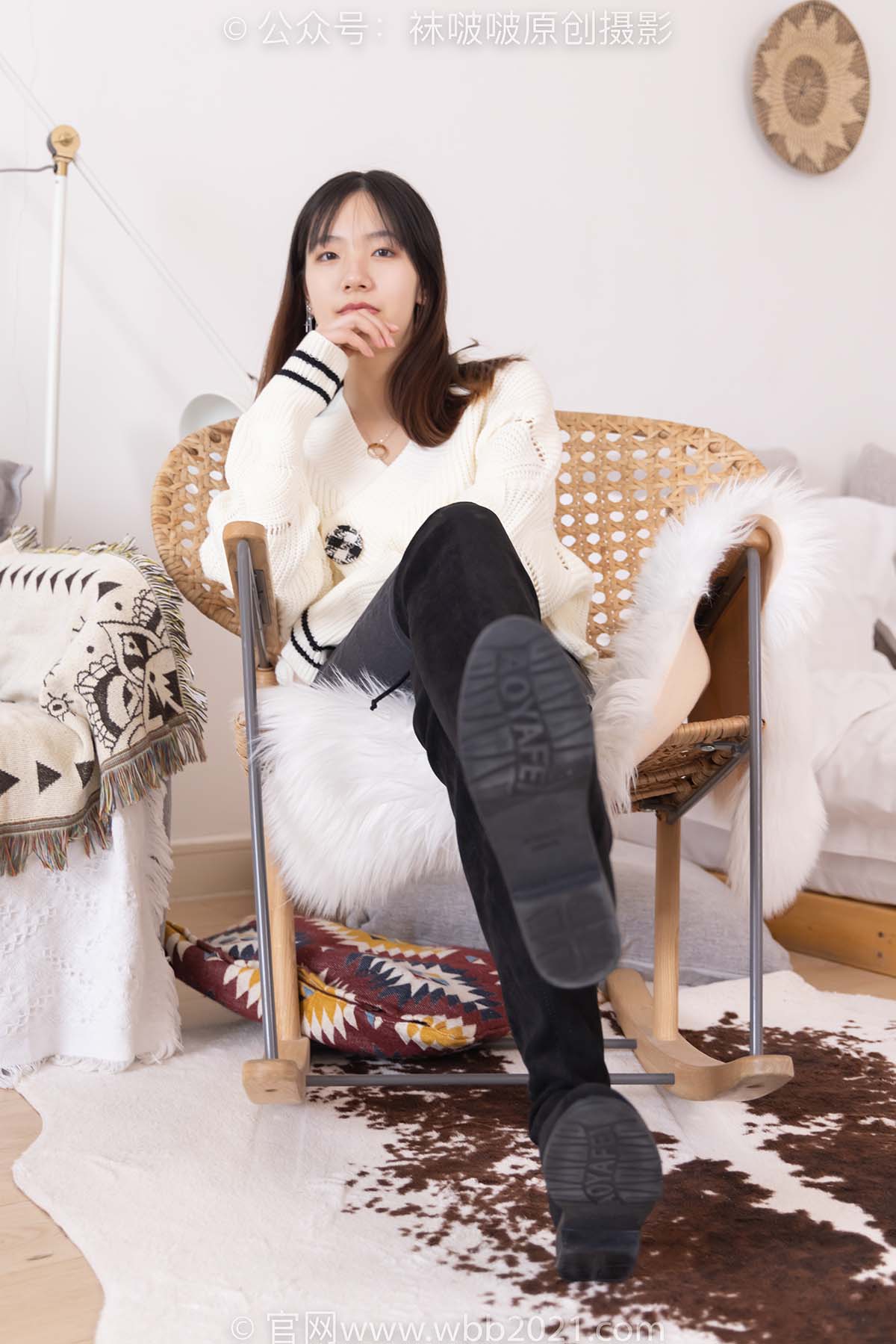 [BoBoSocks袜啵啵]NO.326 小甜豆-长靴、油亮灰丝、裤里丝