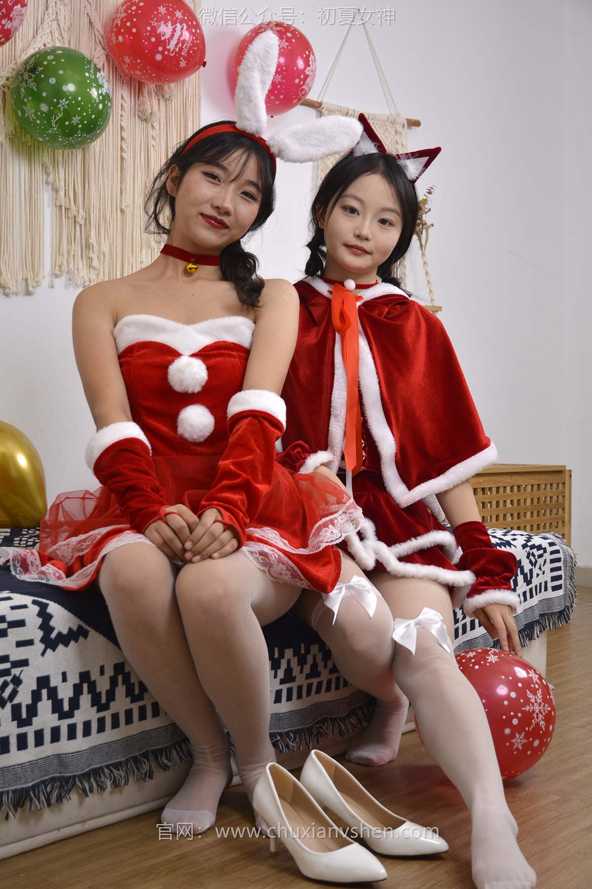 初夏女神 NO.125 点点、双双 圣诞快乐