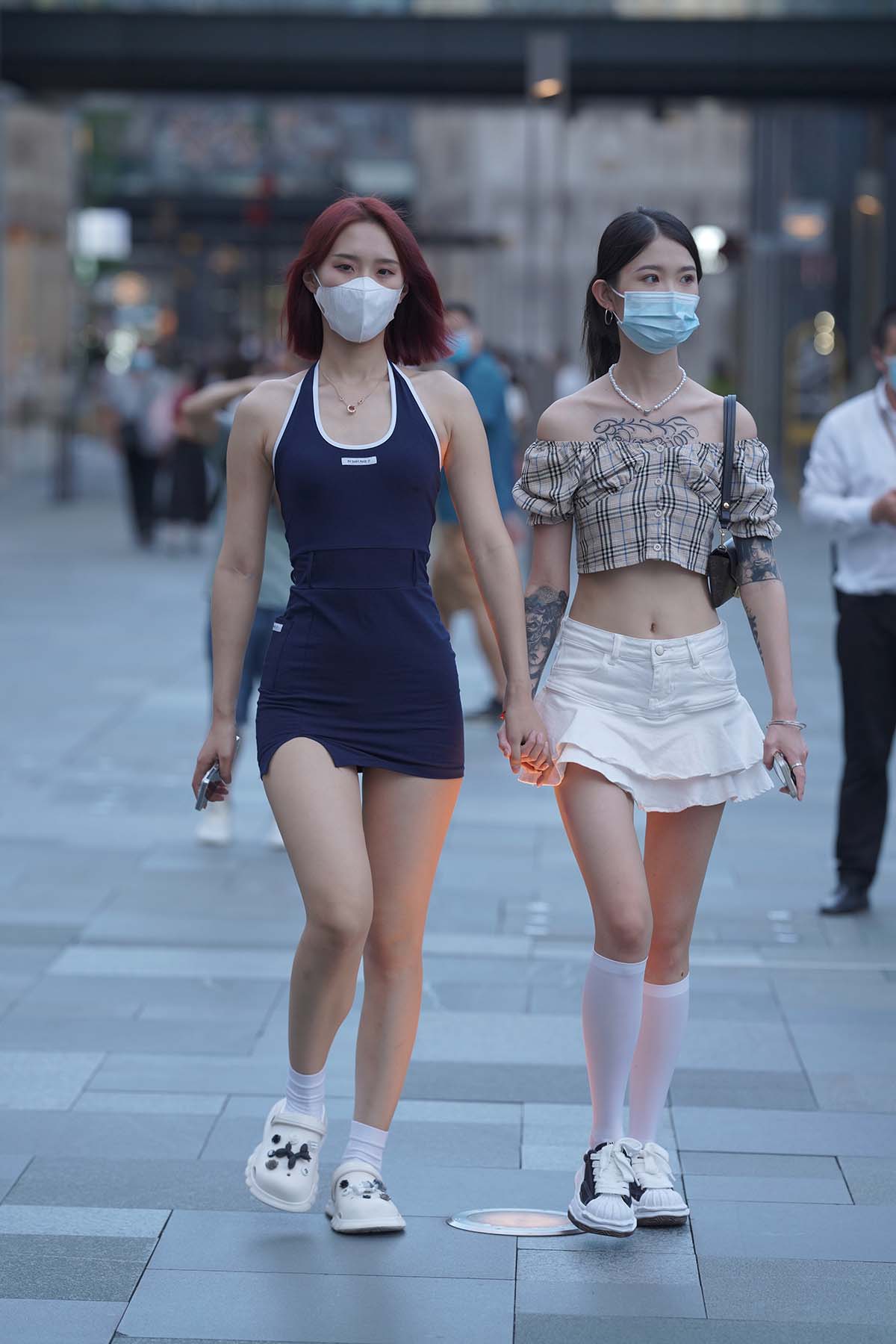 精选街拍作品 NO.2092 青春姐妹花