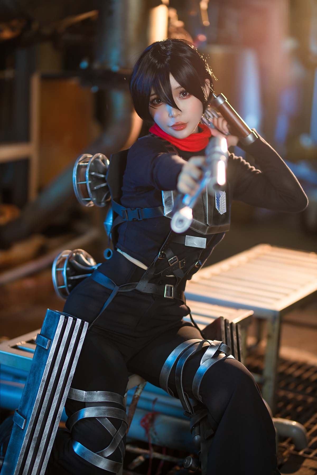 Umeko J – cosplay Mikasa Final Season Attack on Titan