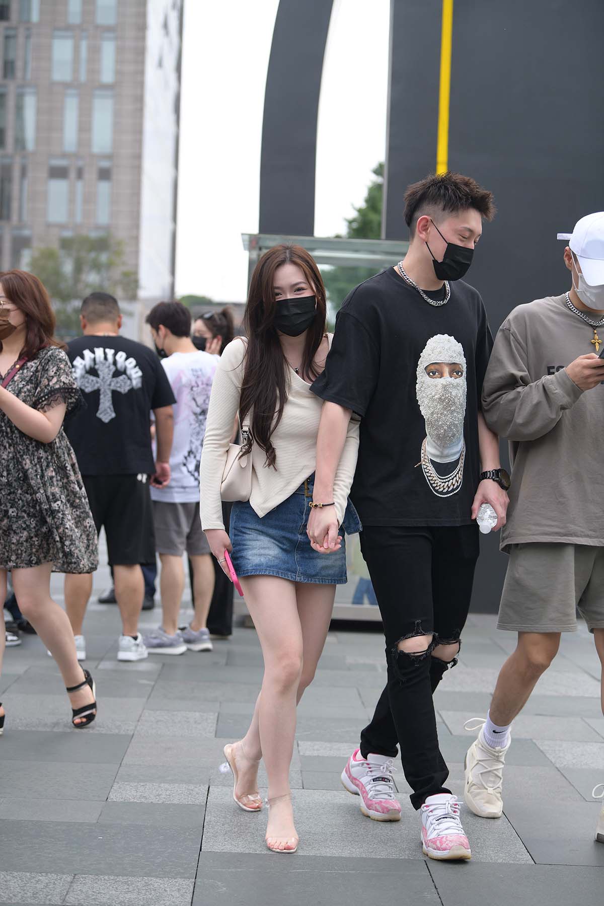 精选街拍作品 NO.2891 温婉牛仔裙