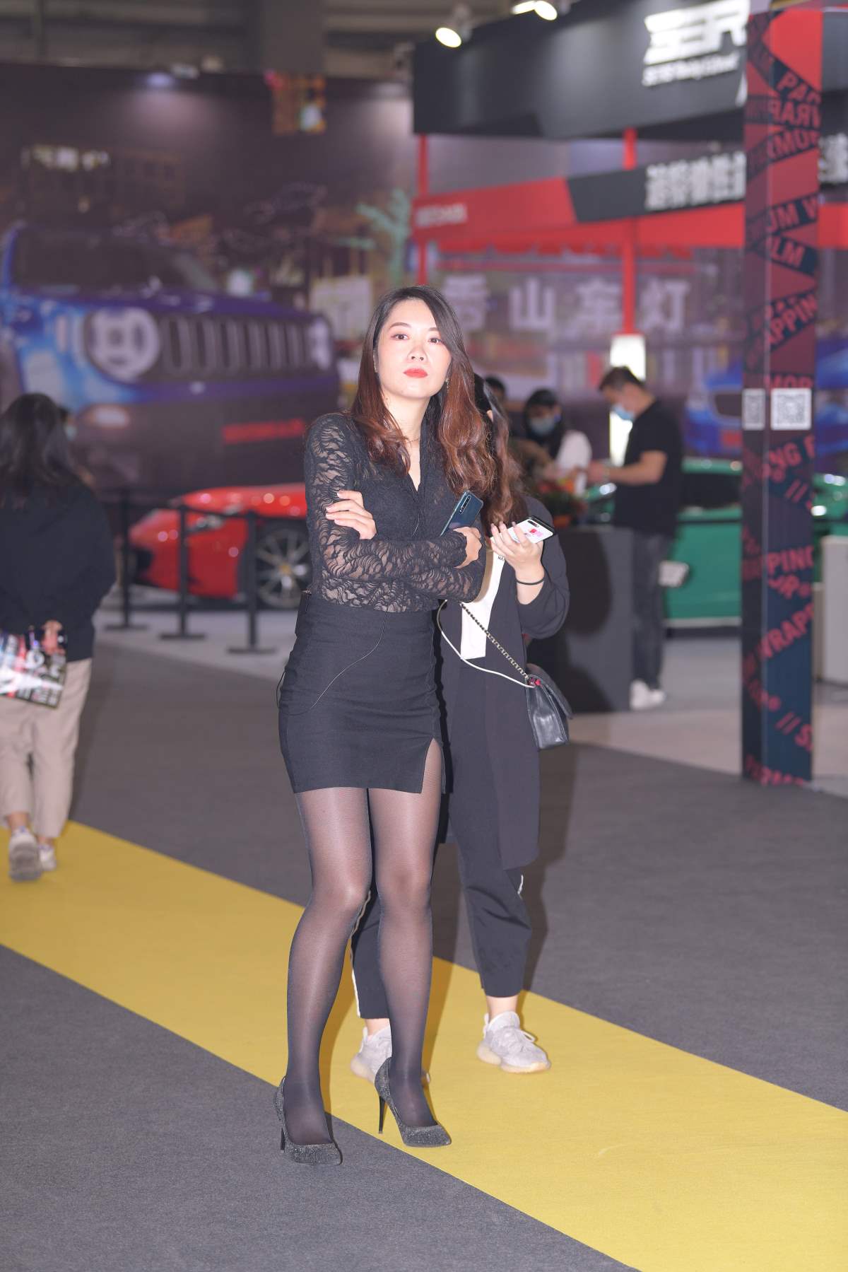 精选街拍作品 NO.3959 知性迷人黑裙