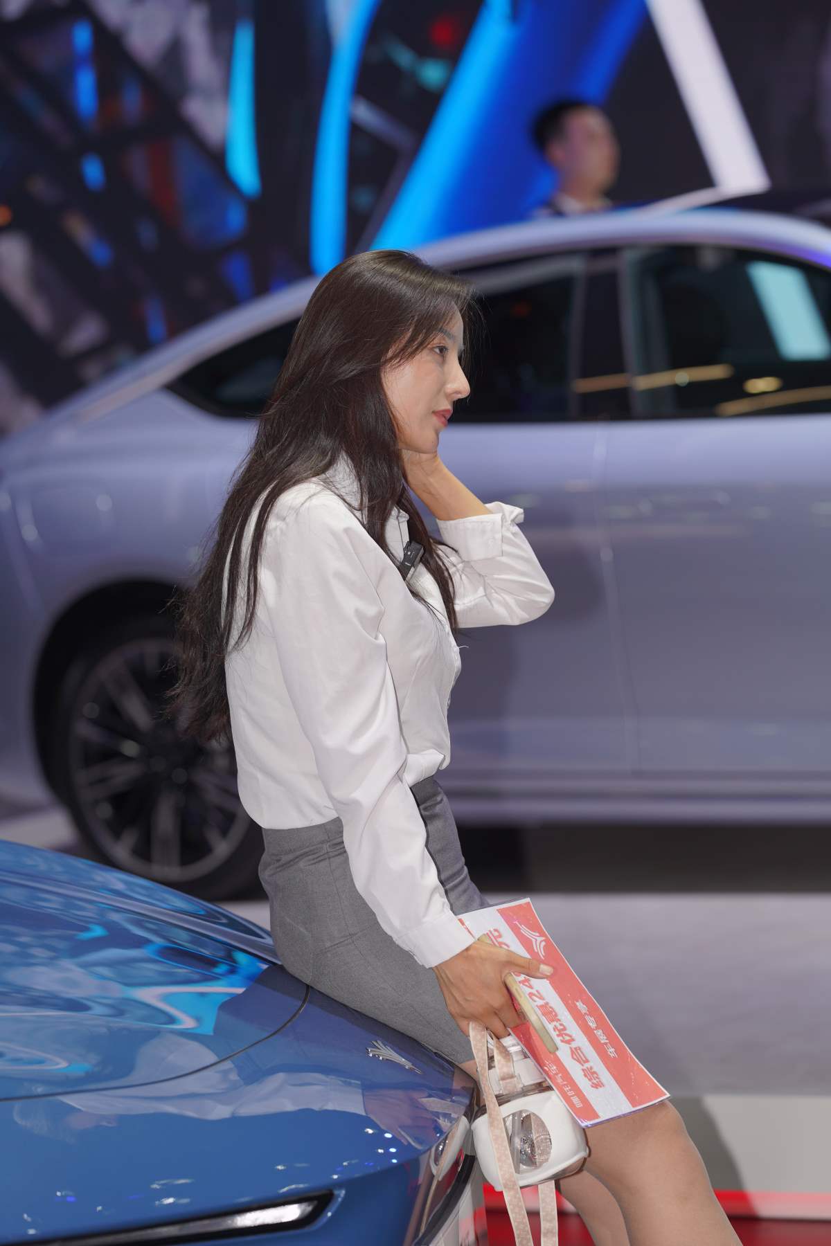 精选街拍作品 NO.4098 衬衫短裙