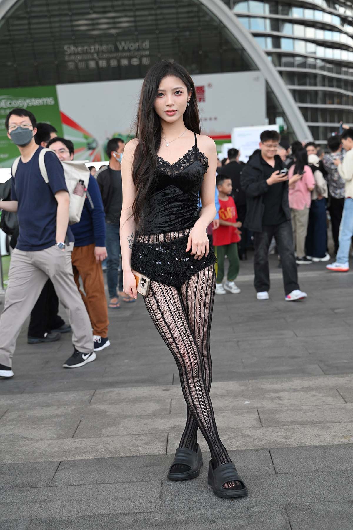 精选街拍作品 NO.4128 迷人黑色系