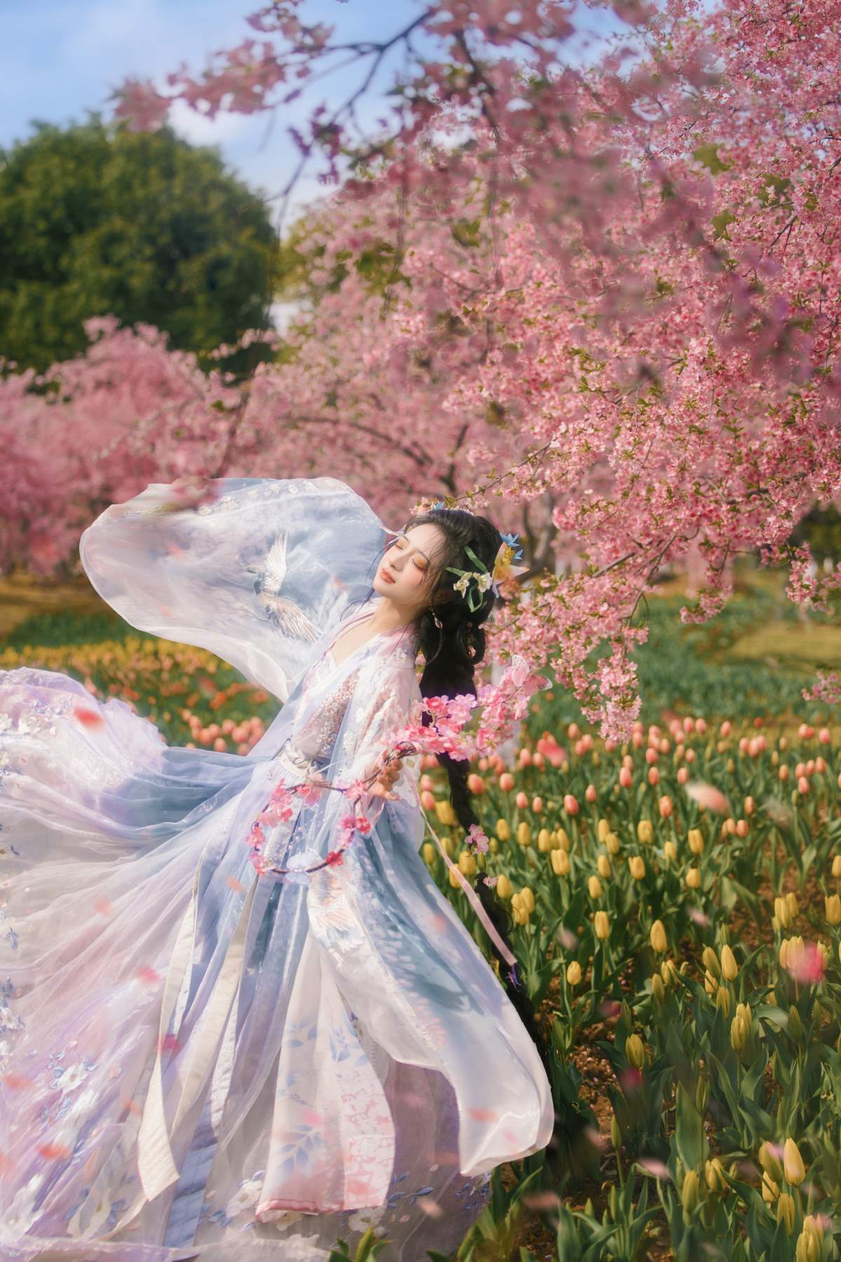 [YITUYU艺图语]2025.03.29 樱花雨 衔鹿 预览图 - 2