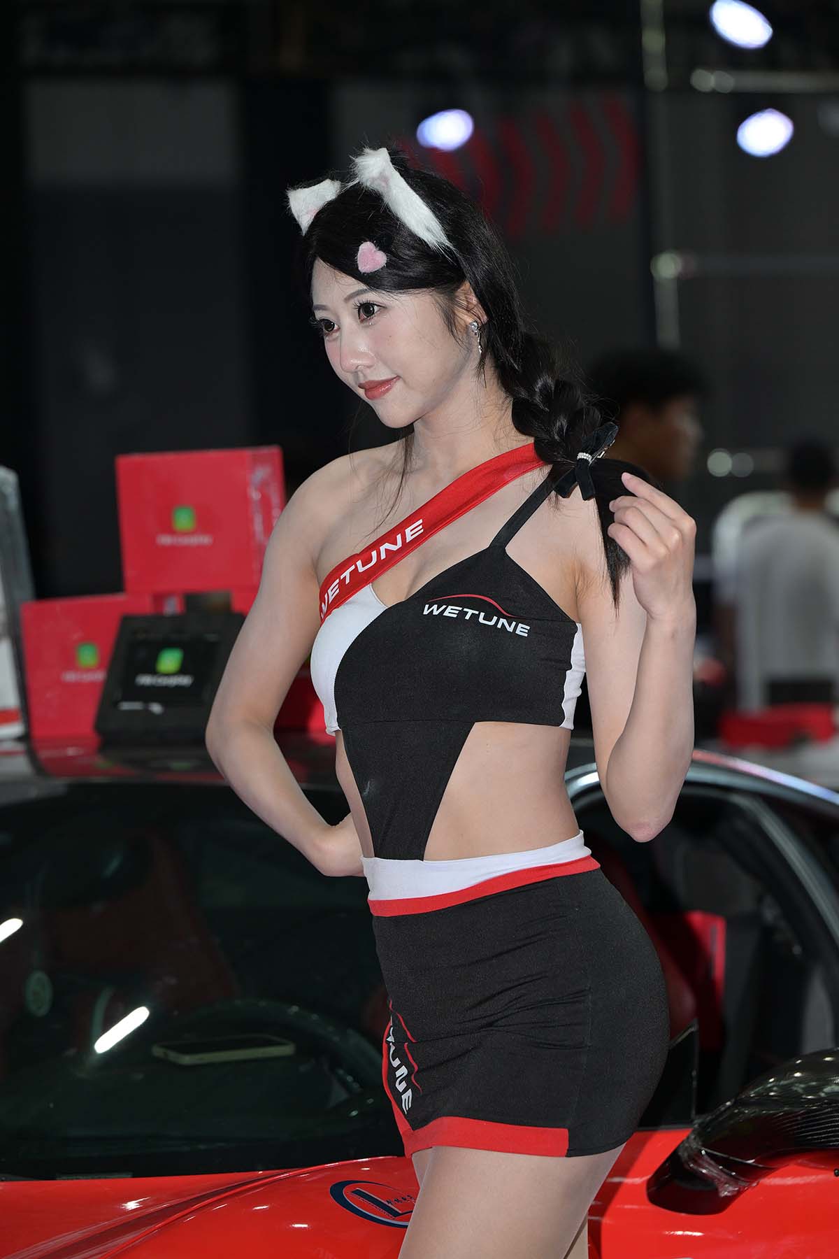 精选街拍作品 NO.4132 可爱套装裙