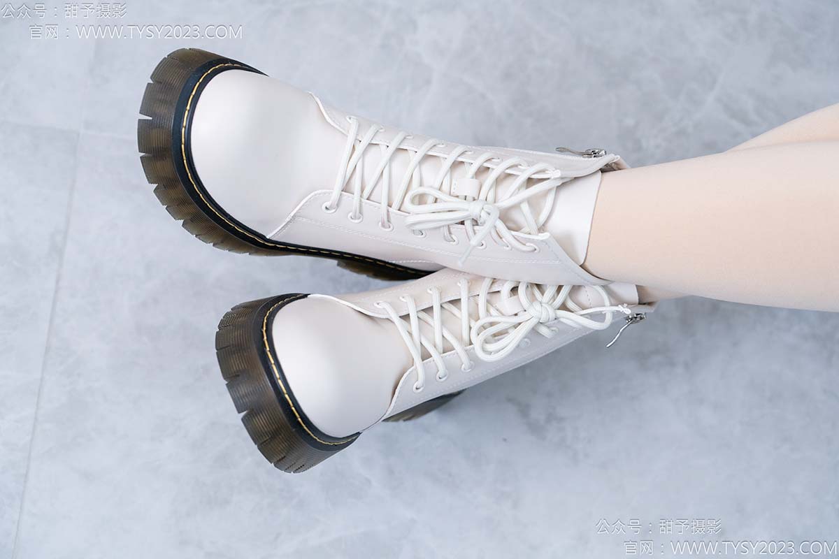 甜予摄影 NO.180 贝壳-平底鞋、短靴、厚肉丝