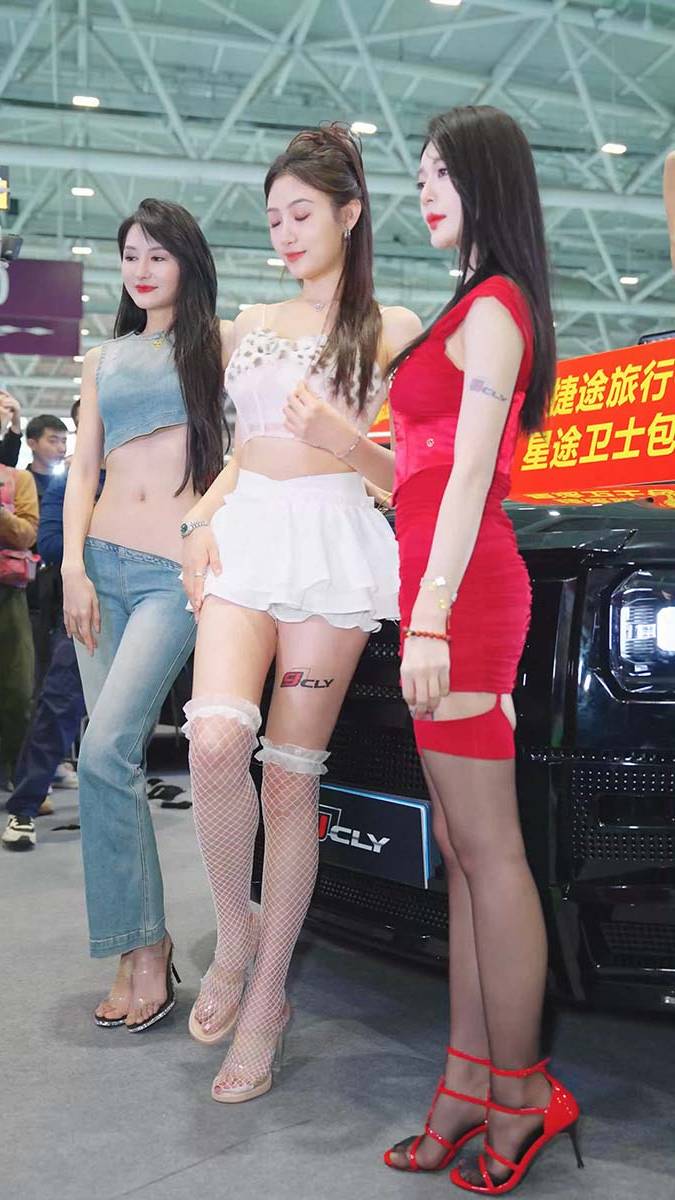 2024 深圳改装车展 Auto Salon 车模抖音网红随拍 128