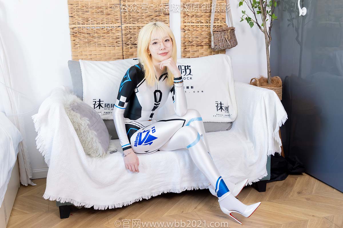 [BoBoSocks袜啵啵]NO.568 小甜豆-连体服、高跟鞋、厚白丝