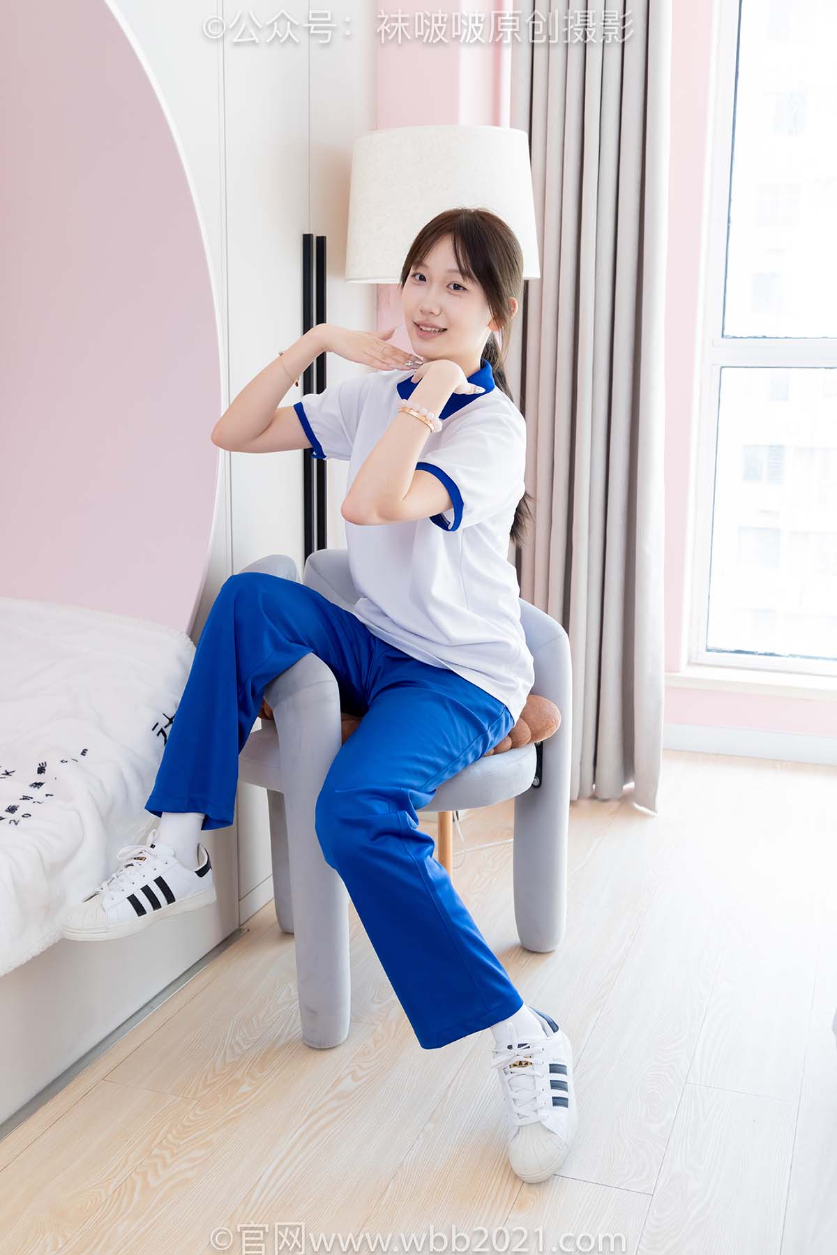 [BoBoSocks袜啵啵]NO.569 香菜-校服、板鞋、白棉袜、薄肉丝