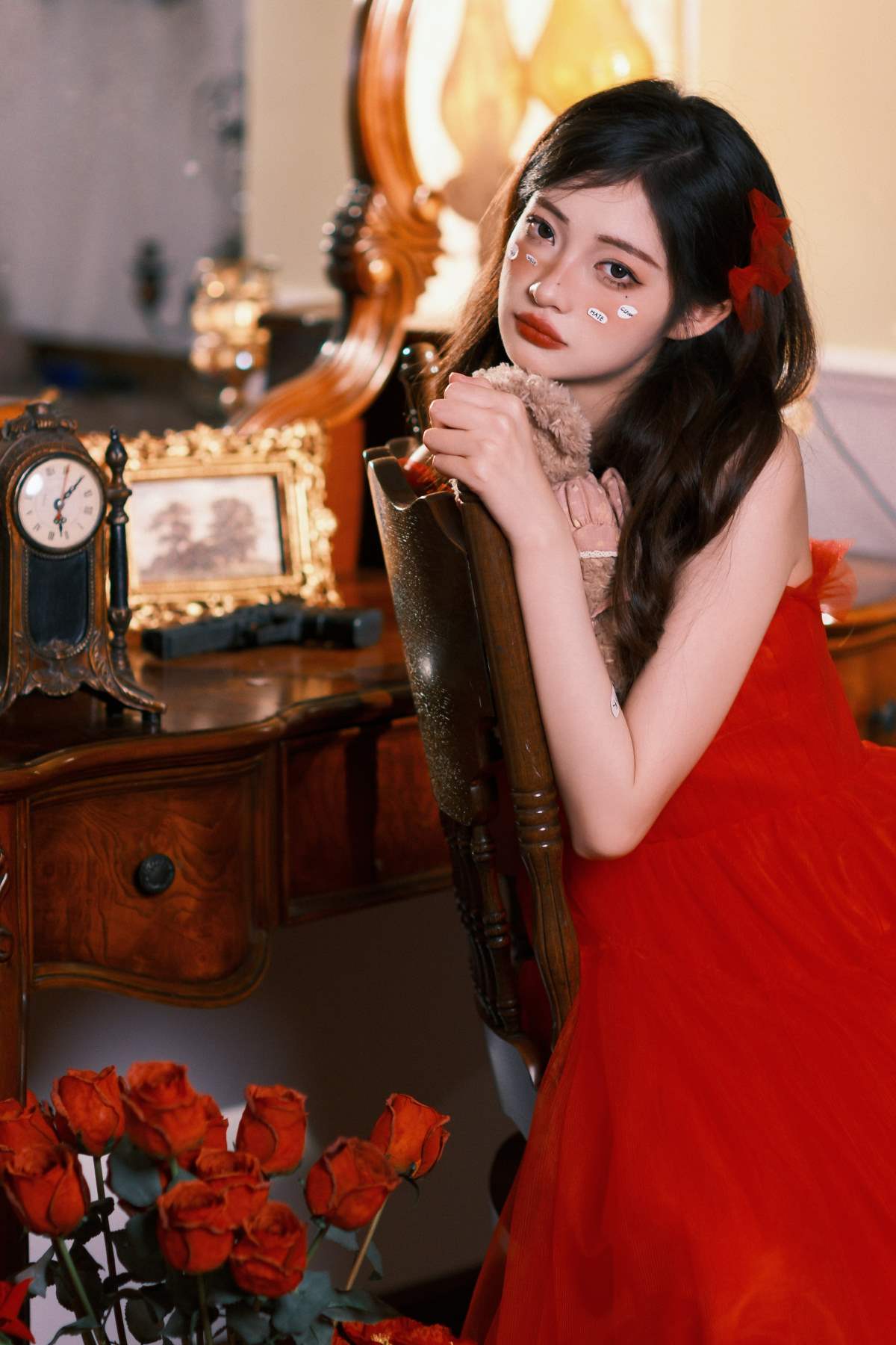 [YITUYU艺图语]2025.05.19 红裙玫瑰 小呆同学 预览图 - 2