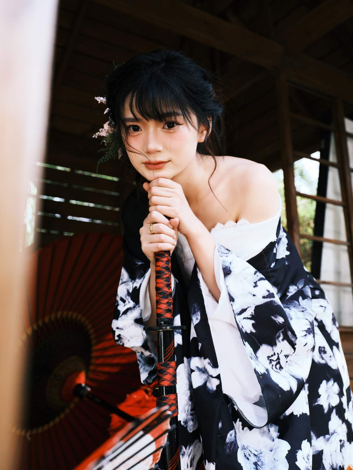 [YITUYU艺图语]2025.05.24 和服少女绣球剑 小山早见 预览图 - 2