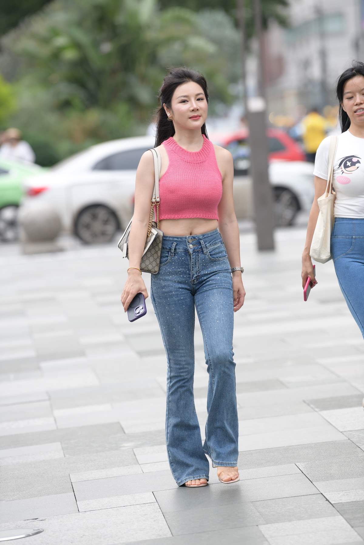 精选街拍作品 NO.4554 牛仔裤成熟美