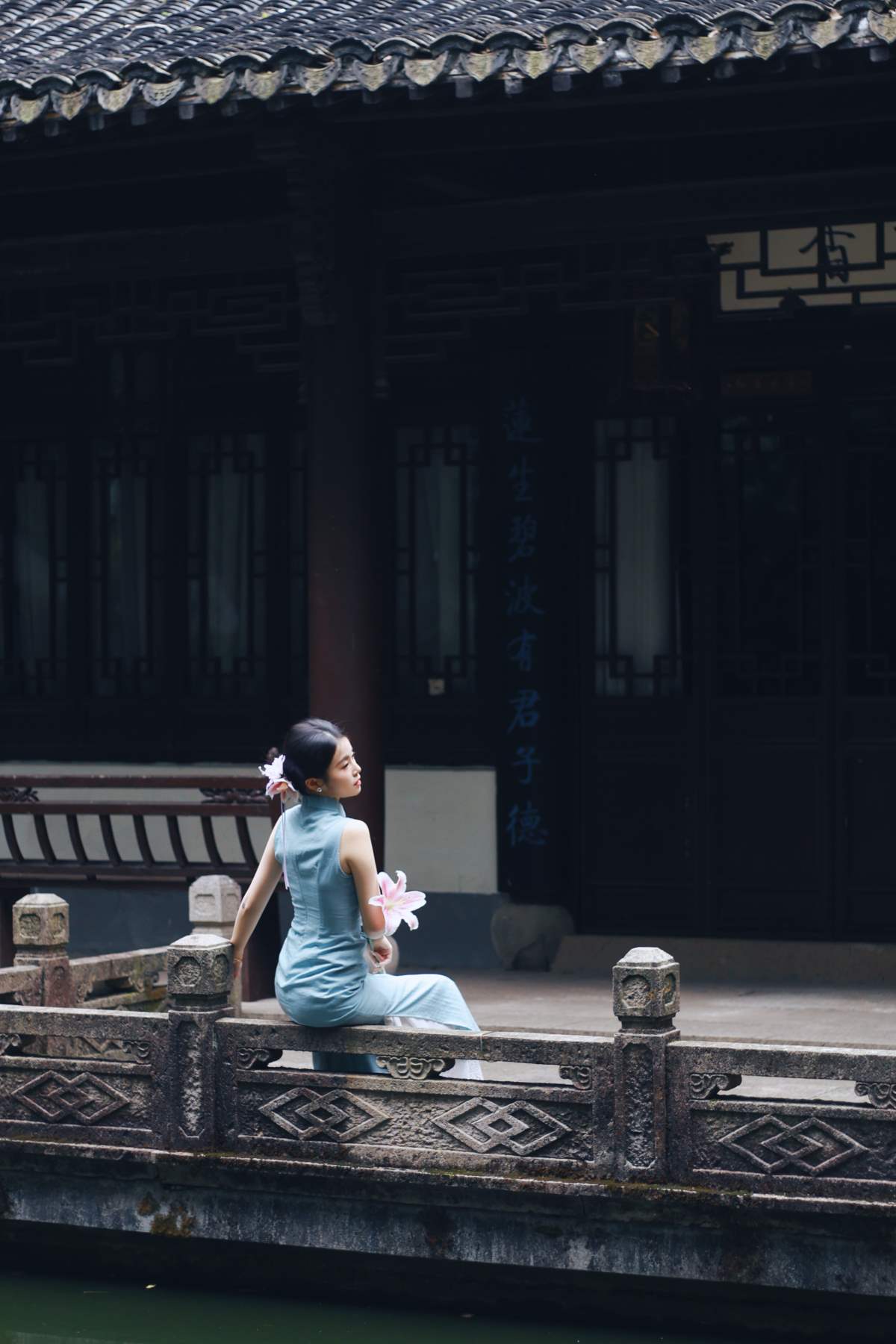 [YITUYU艺图语]2025.06.06 越王台旗袍新中式 小蓝