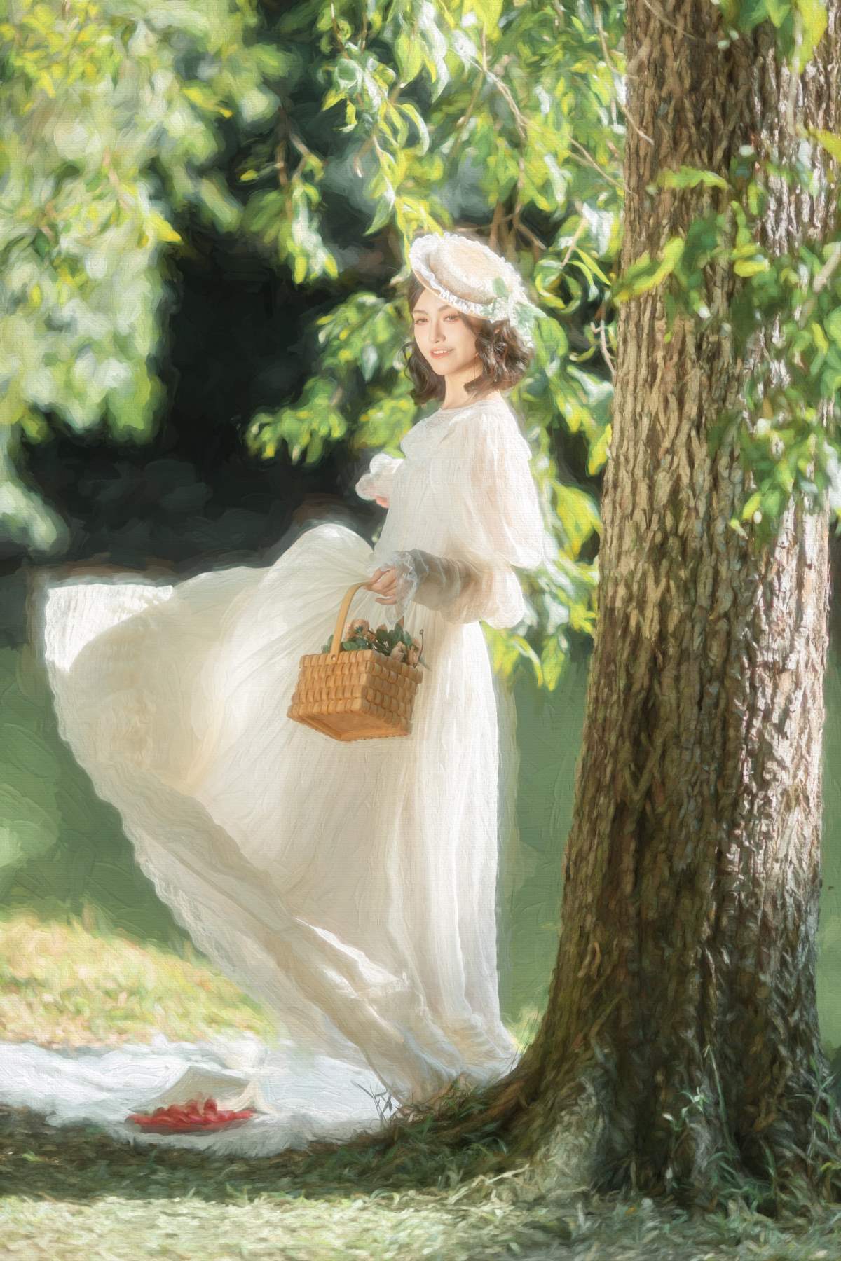 [YITUYU艺图语]2025.06.07 赴一场油画般的浪漫野餐 阿稀 预览图 - 2