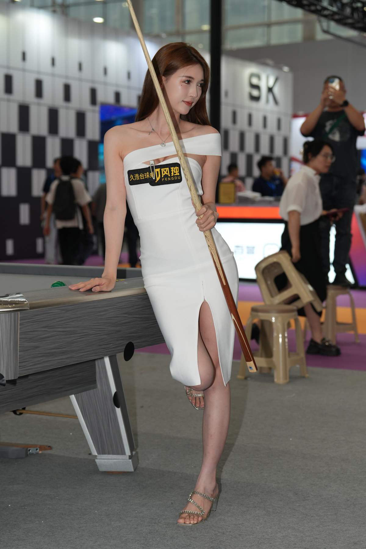 精选街拍作品 NO.4622 白色连衣裙