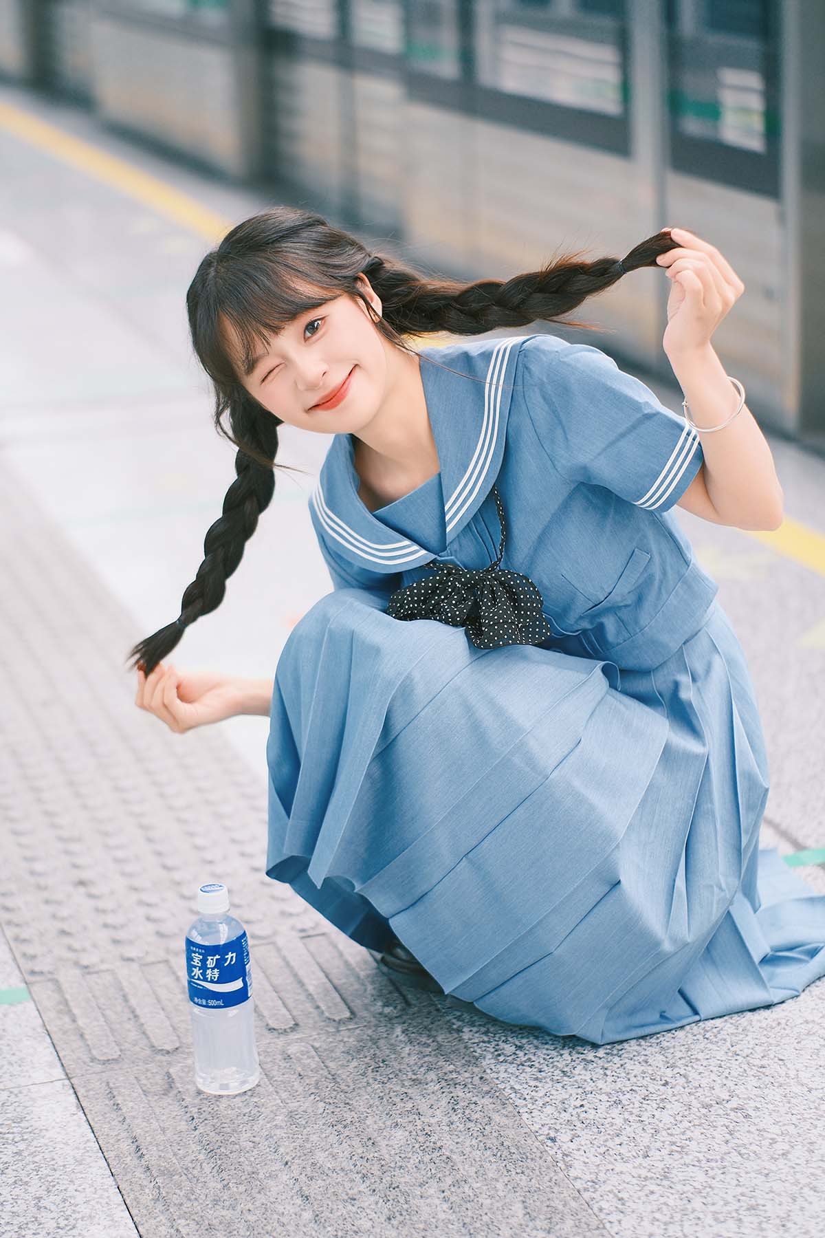 [YITUYU艺图语]2025.06.14 蓝色系jk 夏芋小年