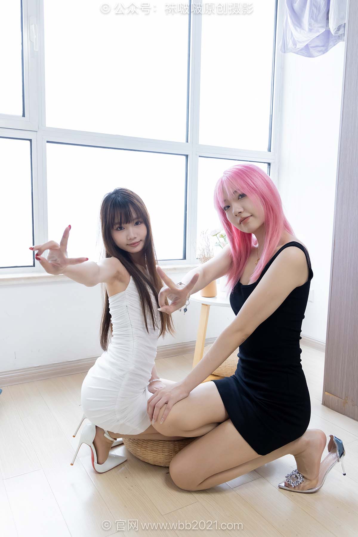 [BoBoSocks袜啵啵]NO.589 小甜豆甜甜圈-高跟鞋、肉丝、裸足