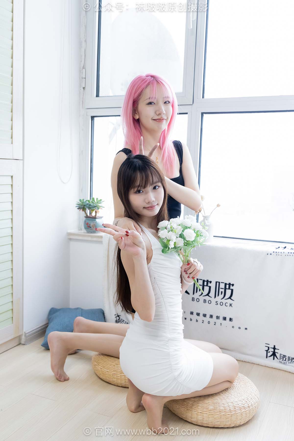 [BoBoSocks袜啵啵]NO.589 小甜豆甜甜圈-高跟鞋、肉丝、裸足 预览图 - 2