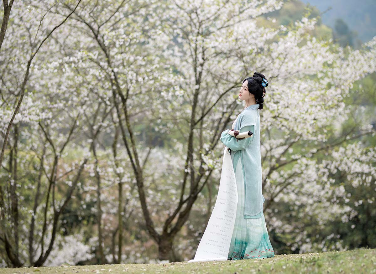 [YITUYU艺图语]2025.06.16 落樱拂素衣 川川