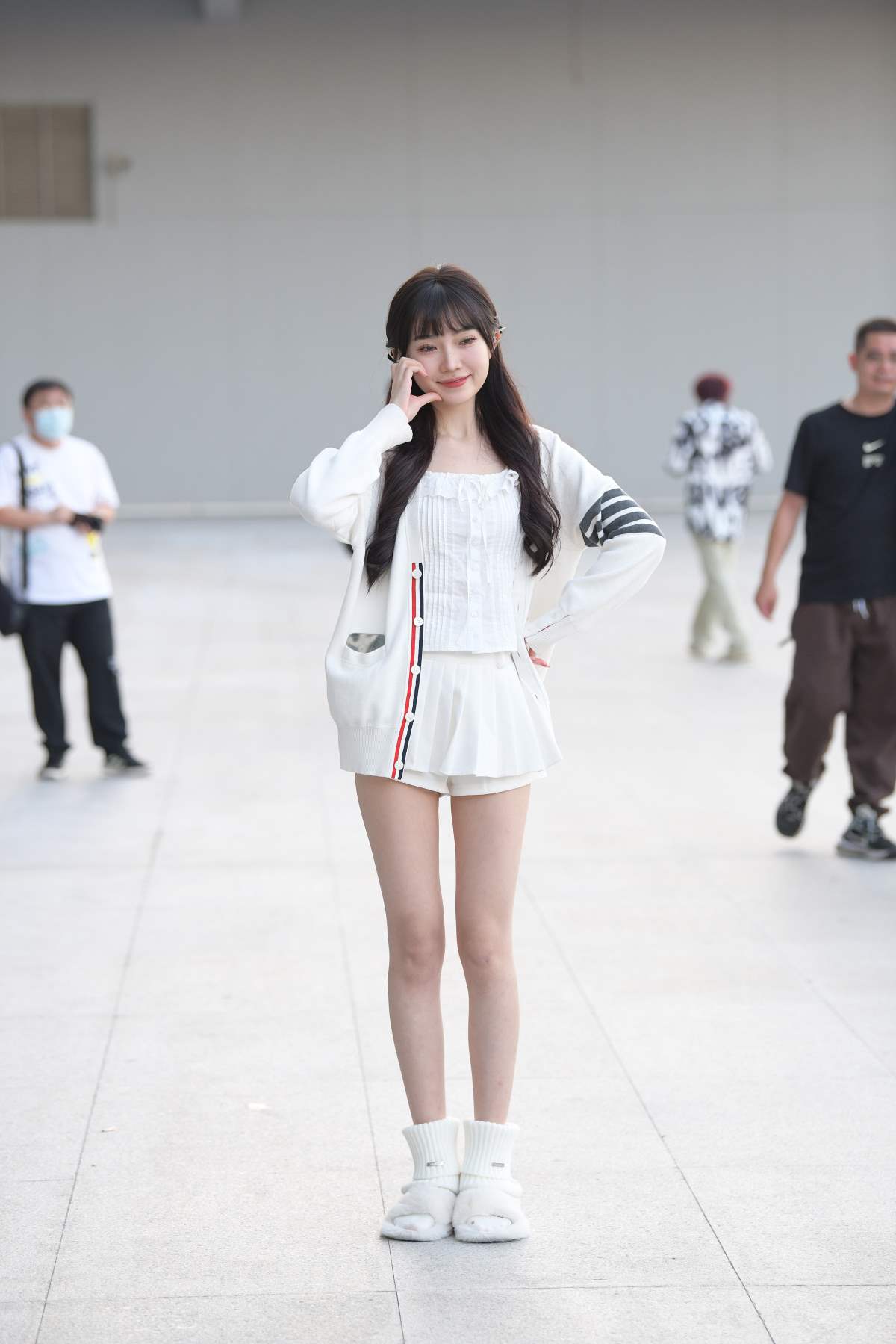 精选街拍作品 NO.4704 甜美清新白色系