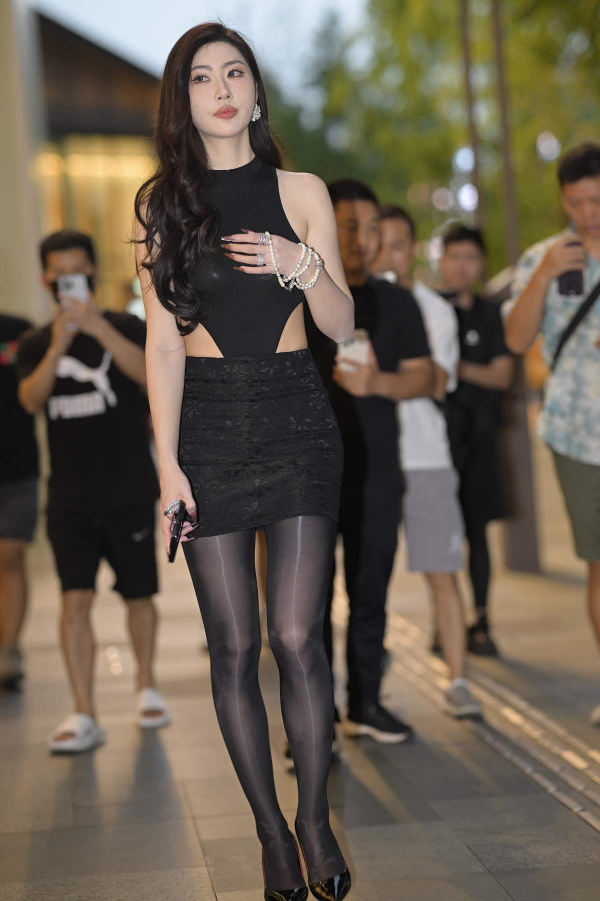 精选街拍作品 NO.4730 性感黑色系