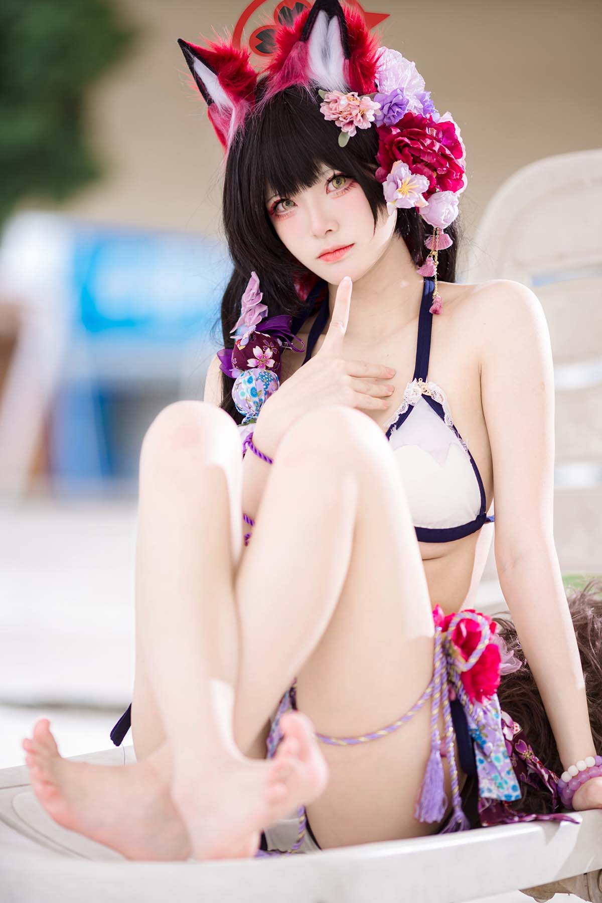 九柒喵 – 蔚蓝档案 狐坂若藻 泳装