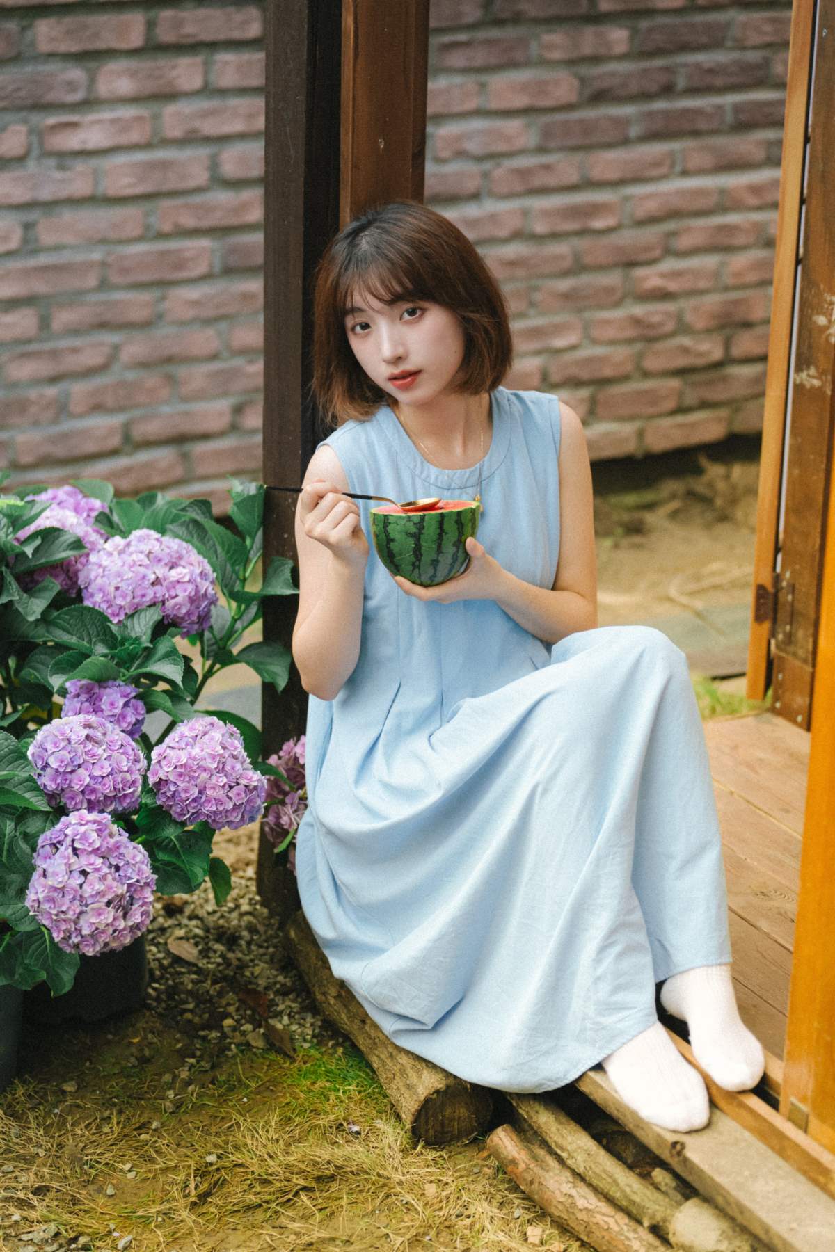 [YITUYU艺图语]2025.07.03 尝一口西瓜味的夏天～ 麻薯旎子 预览图 - 2