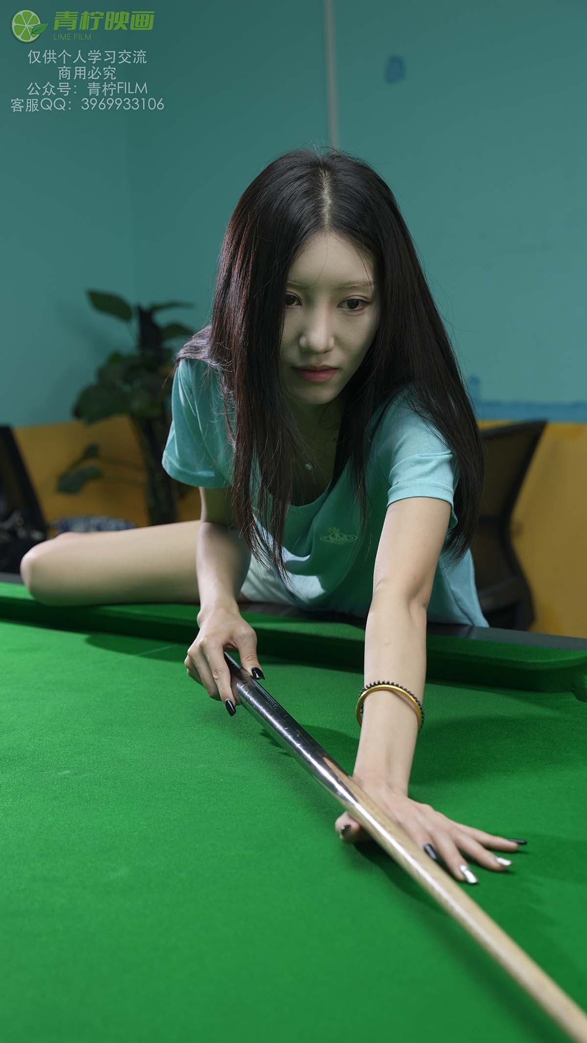 青柠映画 NO.016 – 芥末 打台球 预览图 - 2